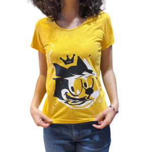 CAMISETA BABYLOOK THE CAT - TAMANHO P