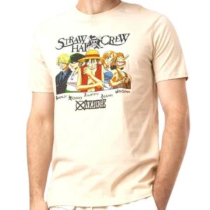 CAMISETA ONE PIECE STRAW HAT OFF WHITE
