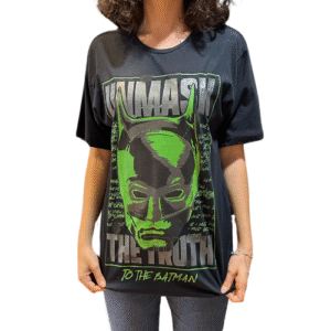 CAMISETA BATMAN UNMASCK PRETO