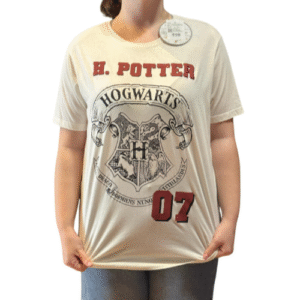 CAMISETA HARRY HOGWARTS 07 OFF WHITE
