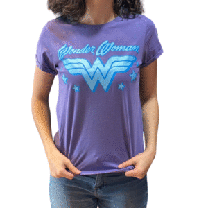 CAMISETA WW ESTRELAS ROXO