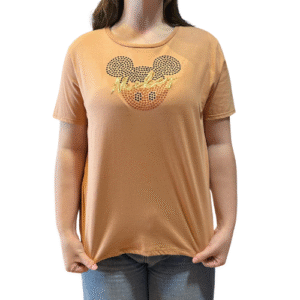 CAMISETA BABYLOOK MICKEY - TAMANHO GG