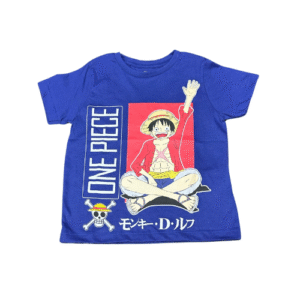 CAMISETA ONE PIECE LUFFY AZUL MARINHO