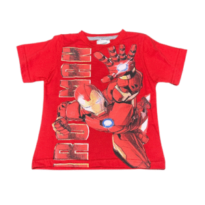 CAMISETA INFANTIL IRON MAN (COR VERMELHA)