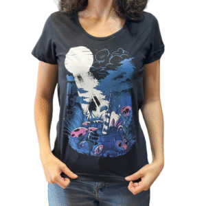 CAMISETA BABYLOOK ESPADA