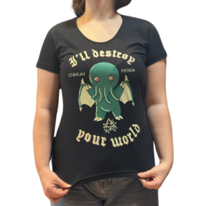 CAMISETA CTHULHU I'LL DESTROY