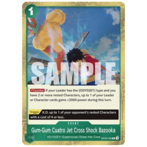 EVENT GUM-GUM JET CROSS SHOCK BAZOOKA (OP09-039)
