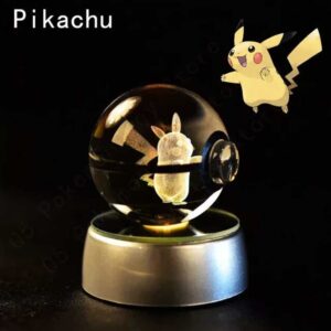 LUMINARIA CRISTAL PIKACHU