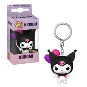 FUNKO POP KEYCHAIN KUROMI COM BALÕES