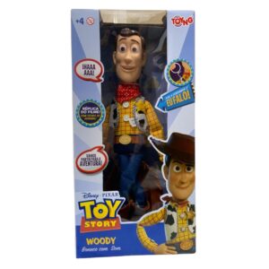 BONECO DE ACAO WOODY PANO COM SOM TOY STORY DISNEY  4PC FOUVE