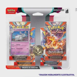 BLISTER QUADRUPLO OBSIDIANA EM CHAMAS