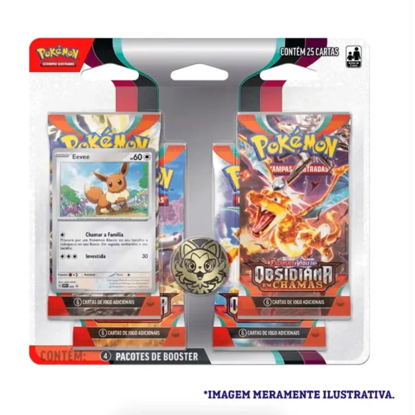 BLISTER QUADRUPLO OBSIDIANA EM CHAMAS - Imagem 2