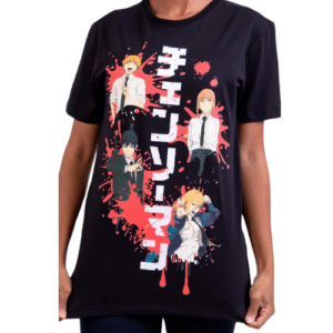 CAMISETA CHAINSAWMAN PRETO