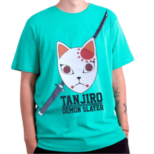CAMISETA DEMON SLAYER TANJIRO VERDE