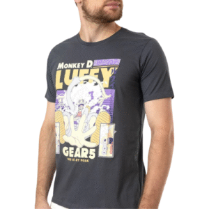 CAMISETA ONE PIECE GEAR 5 JOY CINZA