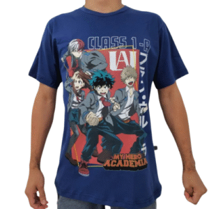 CAMISETA MHA UA GRUPO AZUL CARBONO