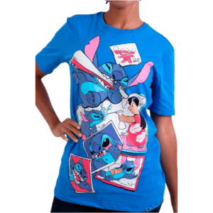 CAMISETA STITCH QUADRINHOS