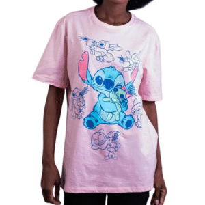 CAMISETA STITCH ROSE