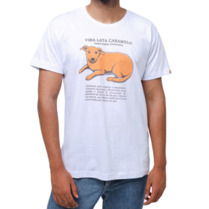 CAMISETA VIRA-LATA CARAMELO