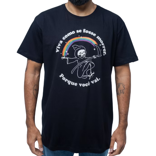 CAMISETA VIVA COMO SE FOSSE MORRER