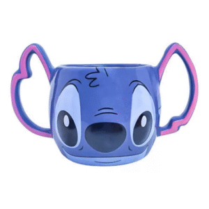 CANECA FORMATO 3D 450ML DUPLA ALCA STITCH