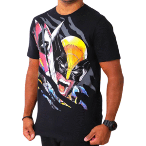 CAMISETA DEADPOOL AND WOLVERINE (MARVEL) PRETO