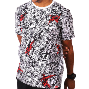 CAMISETA DEADPOOL BLACK AND WHITE (MARVEL) BRANCO