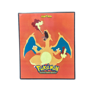 FICHARIO POKEMON - CHARIZARD FUNDO VERMELHO