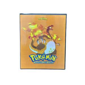 FICHARIO POKEMON - CHARIZARD FUNDO LARANJA