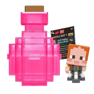 MINECRAFT VANILLA FIGURAS - POÇÃO SURPRESA ROSA