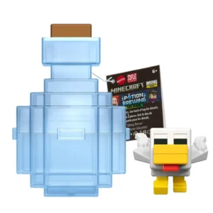 MINECRAFT VANILLA FIGURAS - POÇÃO SURPRESA AZUL CLARO