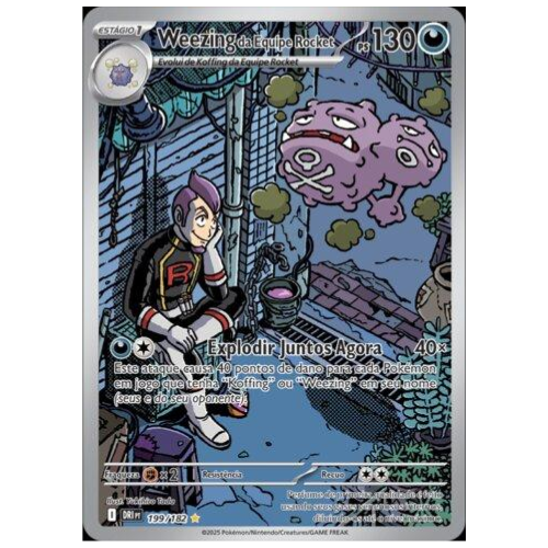 WEEZING DA EQUIPE ROCKET (199/182)