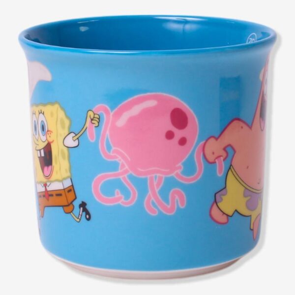 CANECA TOM 350ML BOB ESPONJA E PATRICK AGUA VIVA - Imagem 2