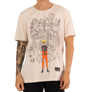 CAMISETA JUVENIL NARUTO AREIA