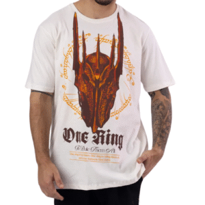 CAMISETA SENHOR DOS ANEIS OFF WHITE