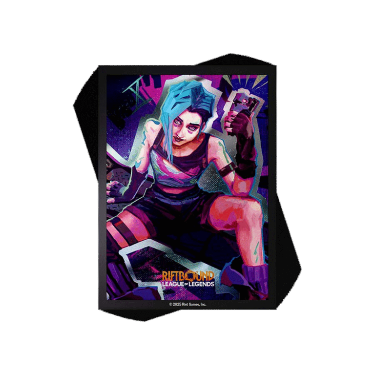 CARD SLEEVES: RIFTBOUND- ORIGINS- JINX ART (100 CT)