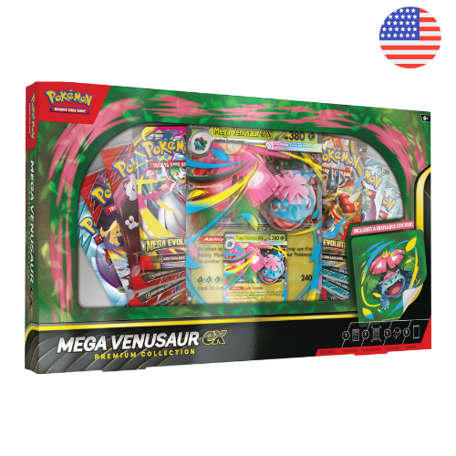 BOX MEGA VENUSAUR EX PREMIUM COLLECTION - INGLES