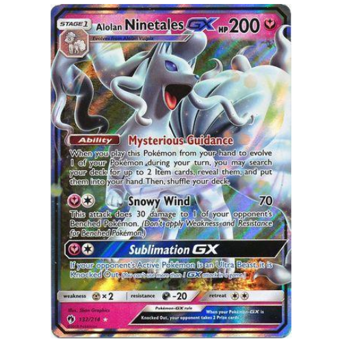 NINETALES DE ALOLA GX (132/214)