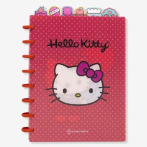 CADERNO DE ANOTACOES COM DIVISORIA 21X16CM HELLO KITTY
