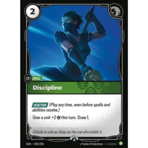 DISCIPLINE OGN - 058/298 - PROMO