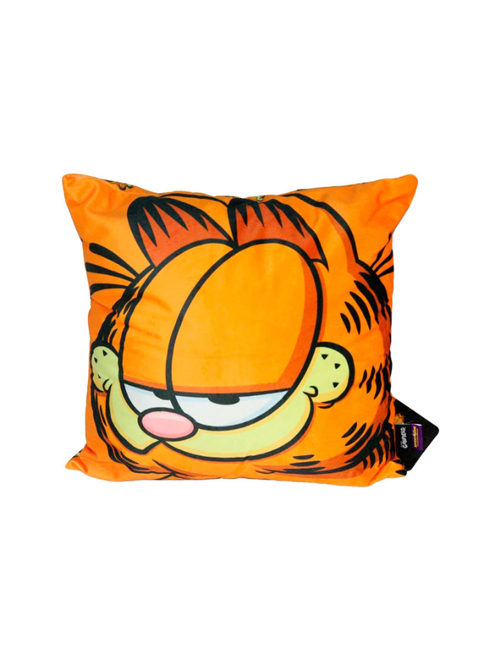 ALMOFADA FIBRA VELUDO 40X40CM GARFIELD FACE