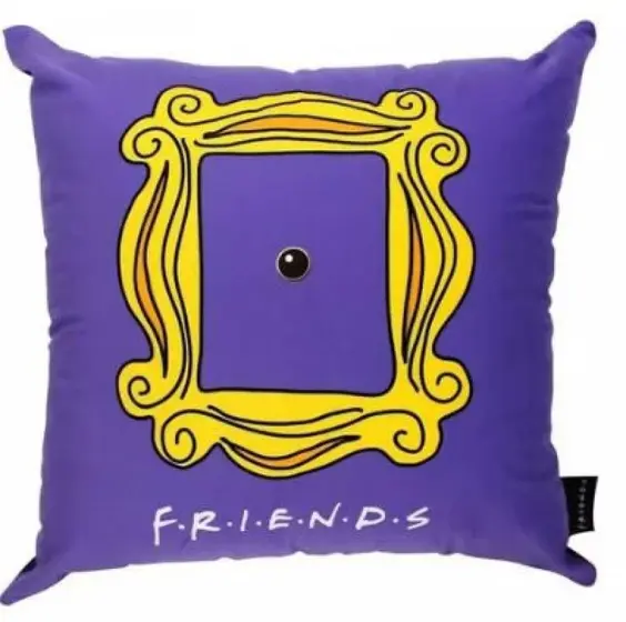 ALMOFADA FIBRA VELUDO 40X40CM FRIENDS