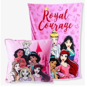 KIT ALMOFADA+MANTA PRINCESAS ROYAL COURAGE