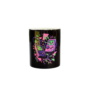 CANECA FRIEND BOYS - TAMANHO 325 ML, COR : PRETO NOIR