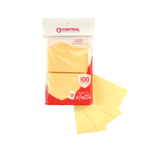 CENTRAL SHIELD - MATTE: AMARELO PASTEL