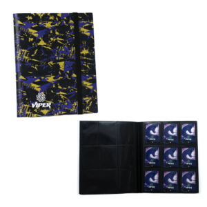 PASTA PP 3X3 VIPER AMARELA E ROXA COM ELASTICO
