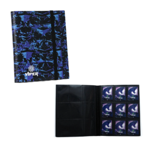 PASTA PP 3X3 VIPER AZUL E ROXA COM ELASTICO