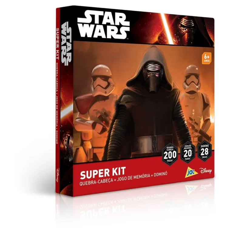 SUPER KIT (QUEBRA CABECA+MEMORIA+DOMINO) - STAR WARS