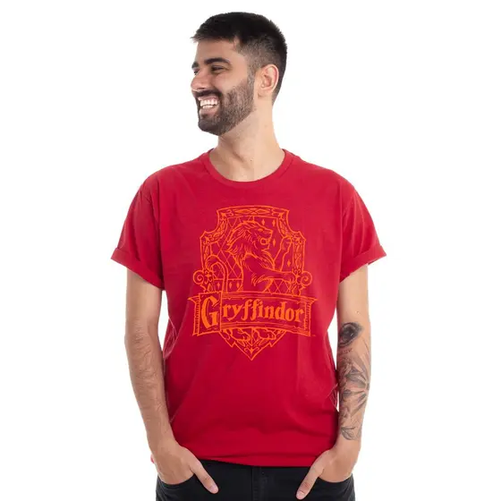 CAMISETA CASAS GRIFINORIA VERMELHO MINNIE