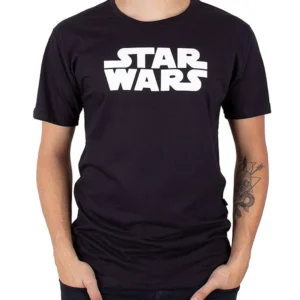 CAMISETA STAR WARS LOGO PRETO